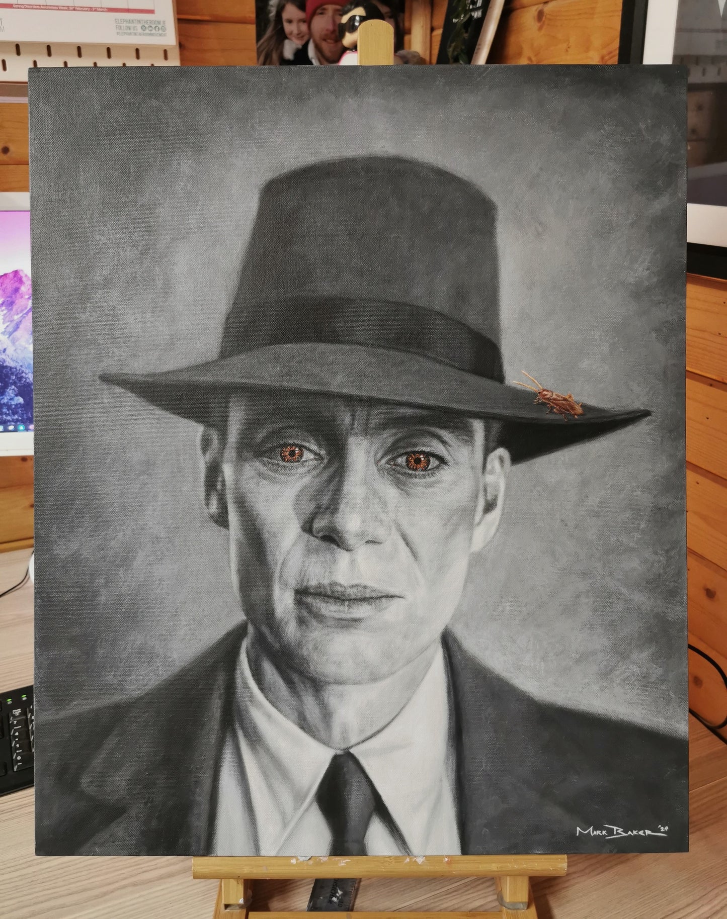 Cillian Murphy - Oppenheimer painting