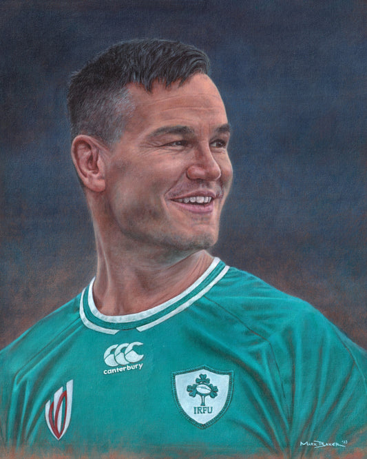 Johnny Sexton painting