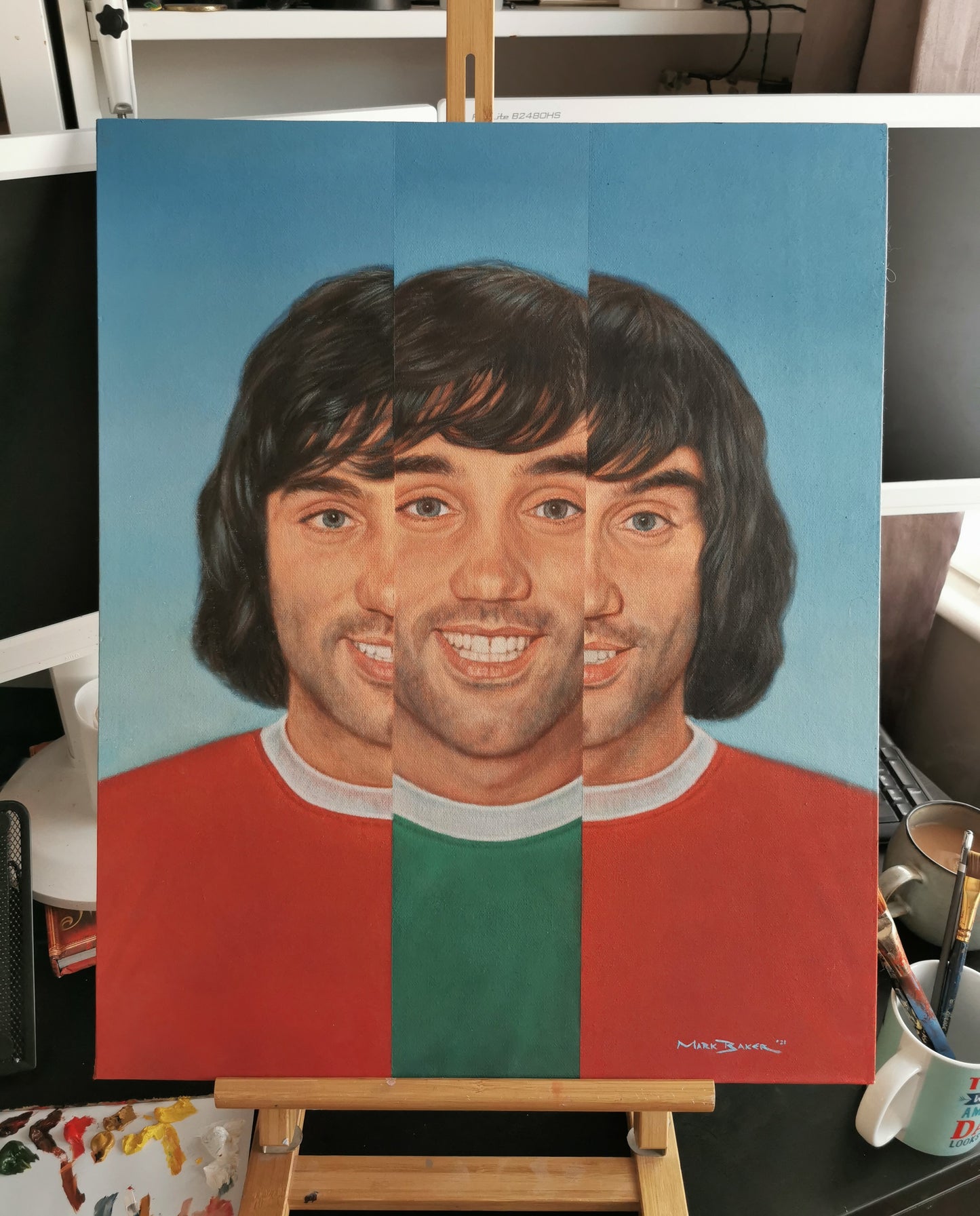 George Best In III painting