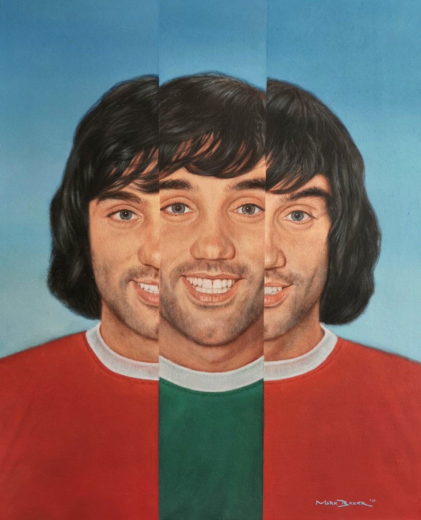 George Best In III – canvas print
