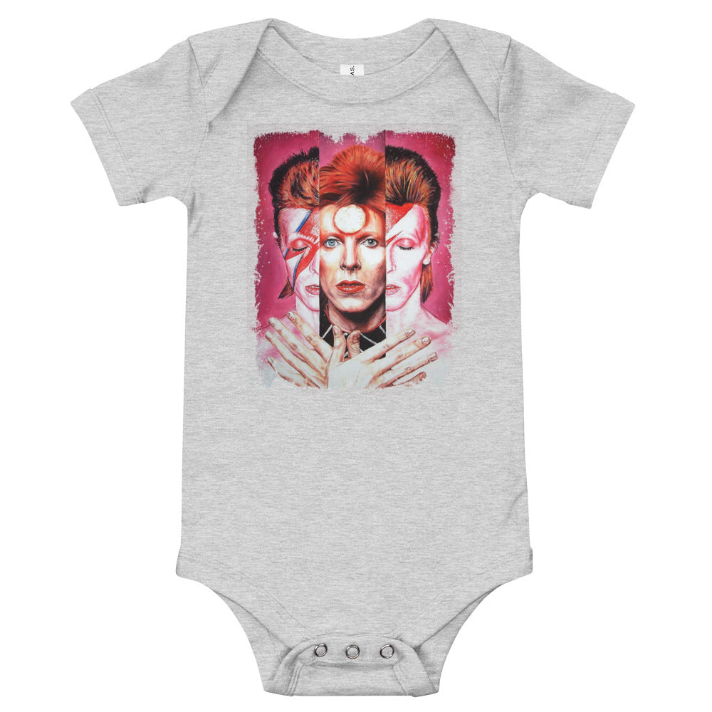 David Bowie in III Babygrow