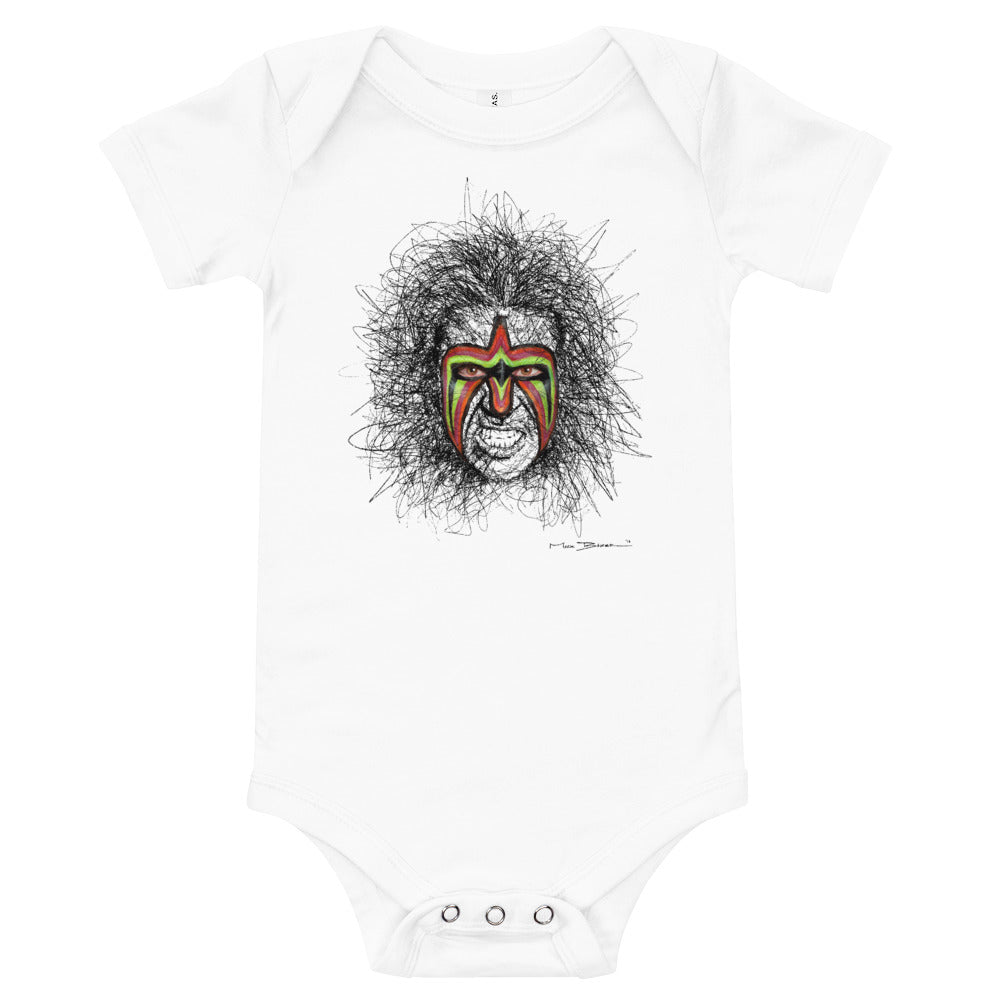 Ultimate Warrior WWF Babygrow