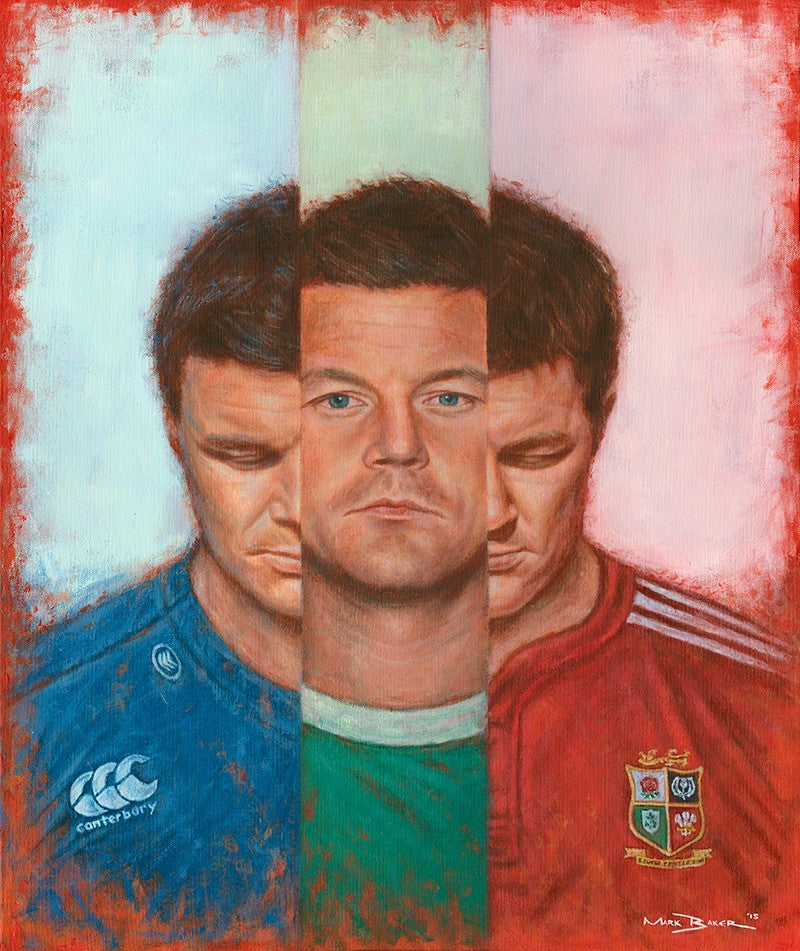 Brian O'Driscoll In III - canvas print