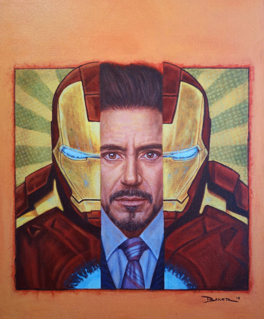 Iron Man - Robert Downey Jr painting