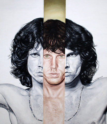 Jim Morrison 'Lizard King' – canvas print