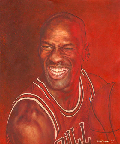 Michael Jordan painting
