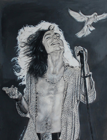 Robert Plant painting