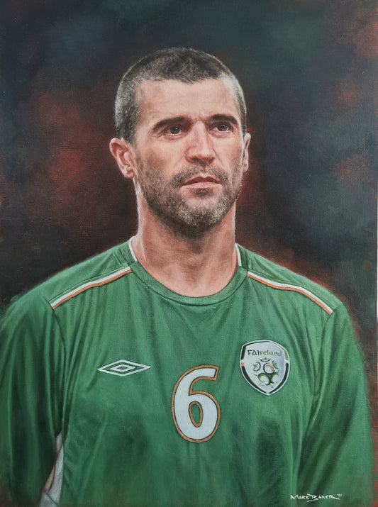 Roy Keane painting - SOLD