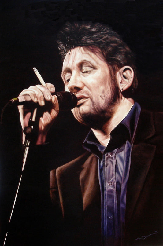 Shane MacGowan in Black – canvas print