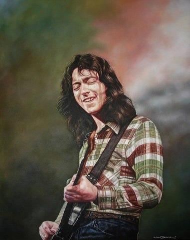 Rory Gallagher Live – canvas print