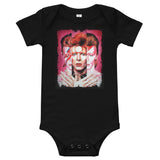David Bowie in III Babygrow